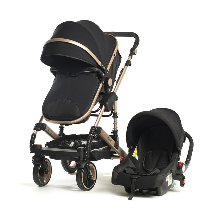Carriola Bebe Motek Dancy Plus 3 en 1 Portabebe Aluminio
