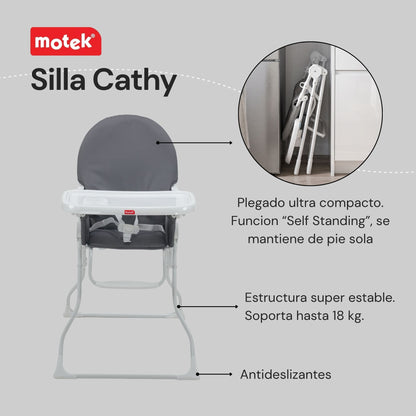 Silla Periquera Motek Cathy | Plegado Compacto, Self Standing