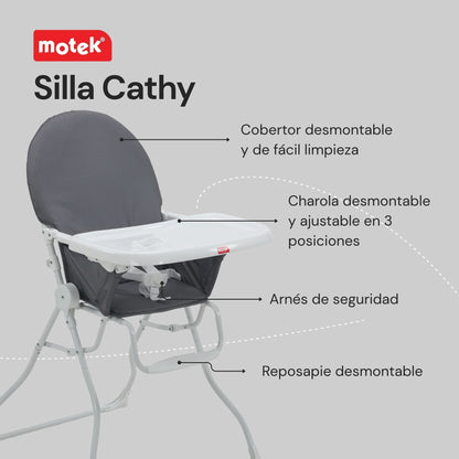 Silla Periquera Motek Cathy | Plegado Compacto, Self Standing