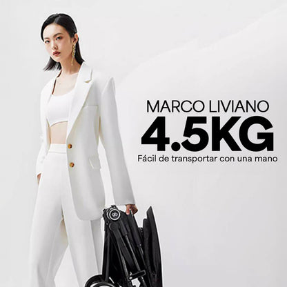 Carriola De Viaje GB Fyn Plus Fibra de Carbono Apto Avion Ultra Ligera Compacta