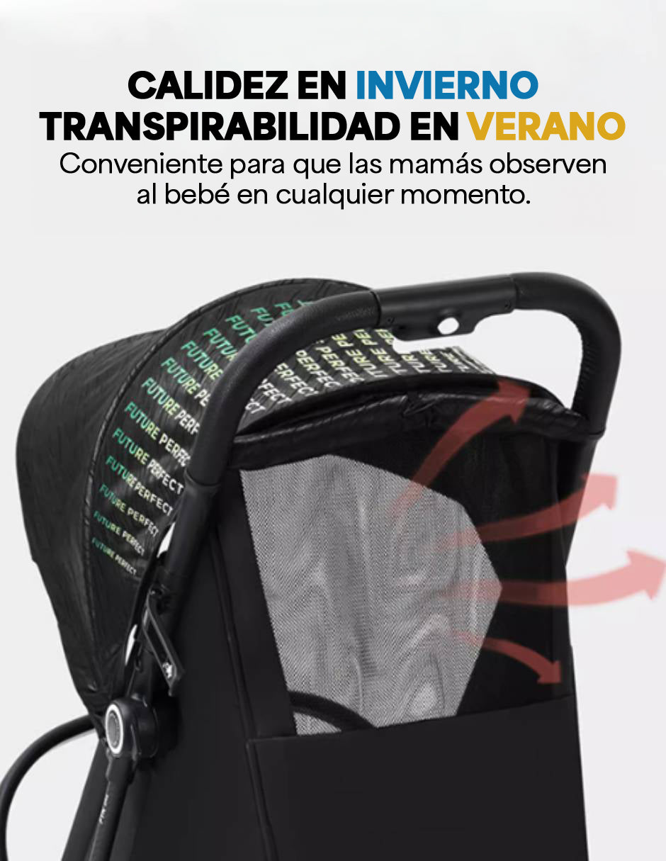 Carriola De Viaje GB Fyn Plus Fibra de Carbono Apto Avion Ultra Ligera Compacta