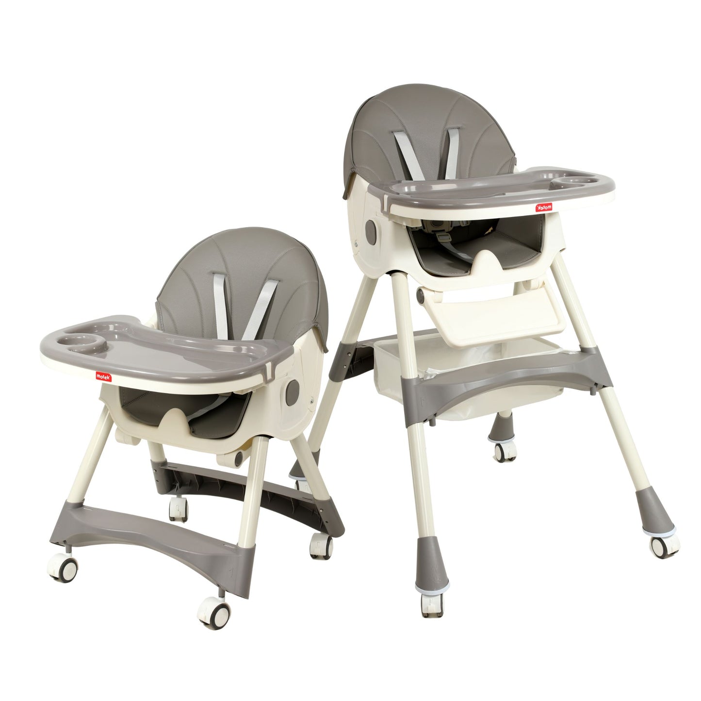 Silla Periquera Para Bebé 2 En 1 Motek Brina Reclinable Con Ruedas