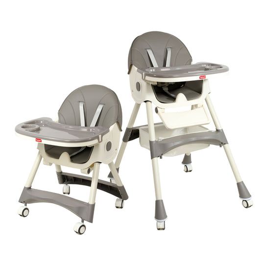 Silla Periquera Para Bebé 2 En 1 Motek Brina Reclinable Con Ruedas