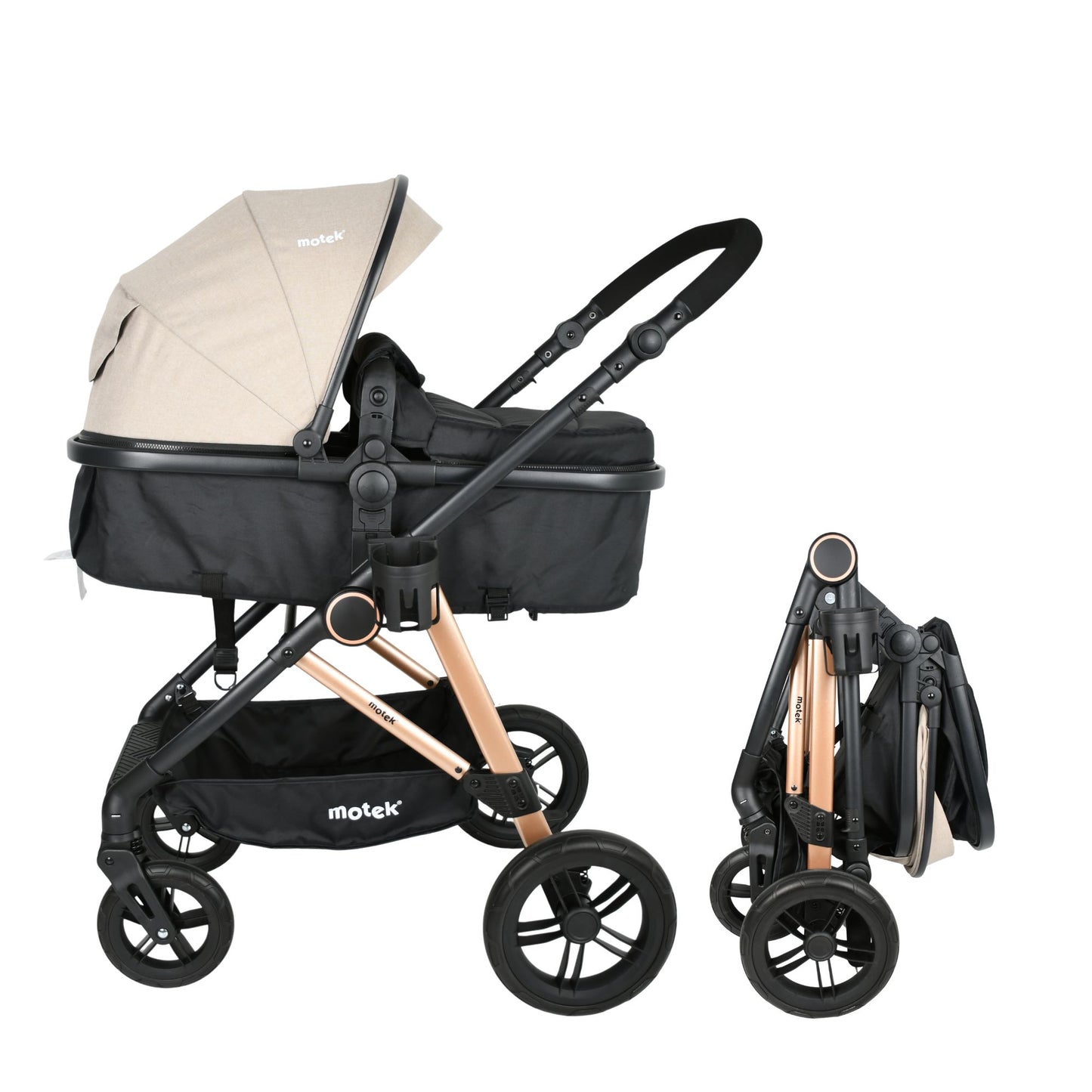 Carriola 2 en 1 Motek Sophy Pro - Bambineto Reversible 25kg