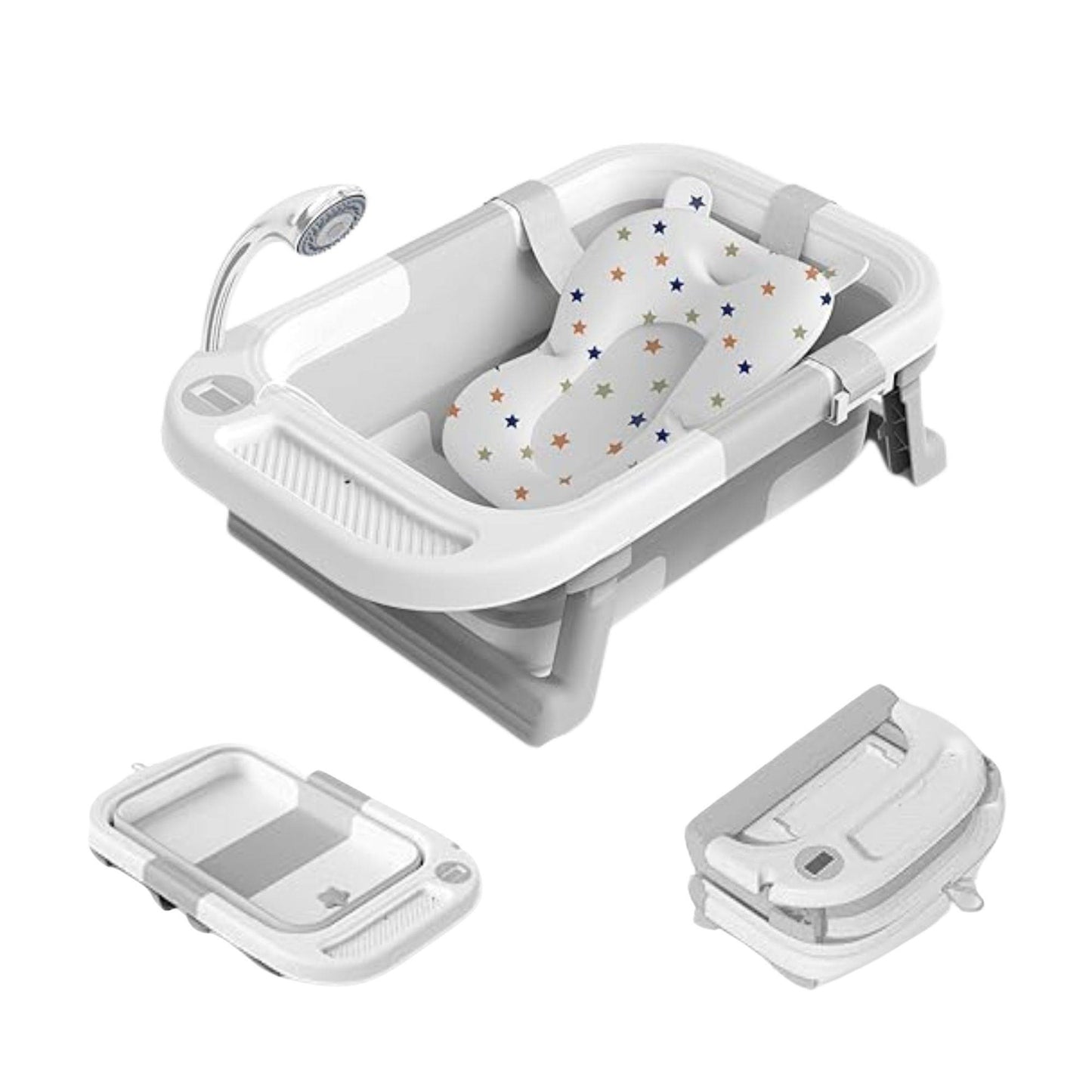 Bañera Tina Ultra Plegable Motek Squash con Termómetro Digital