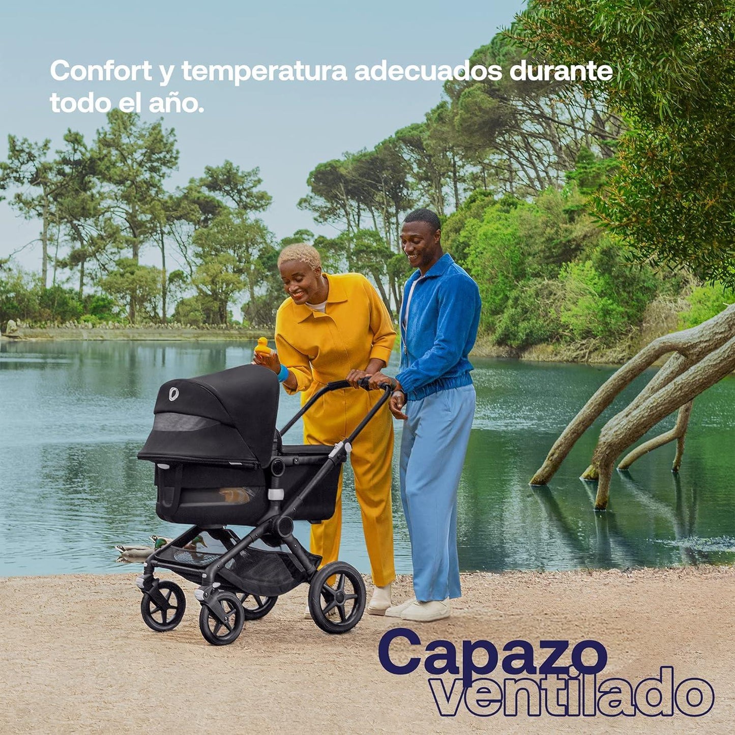 Bugaboo Fox 3 complete - GRAPHITE/GREY MELANGE-GREY MELANGE - Carriola - Bambineto