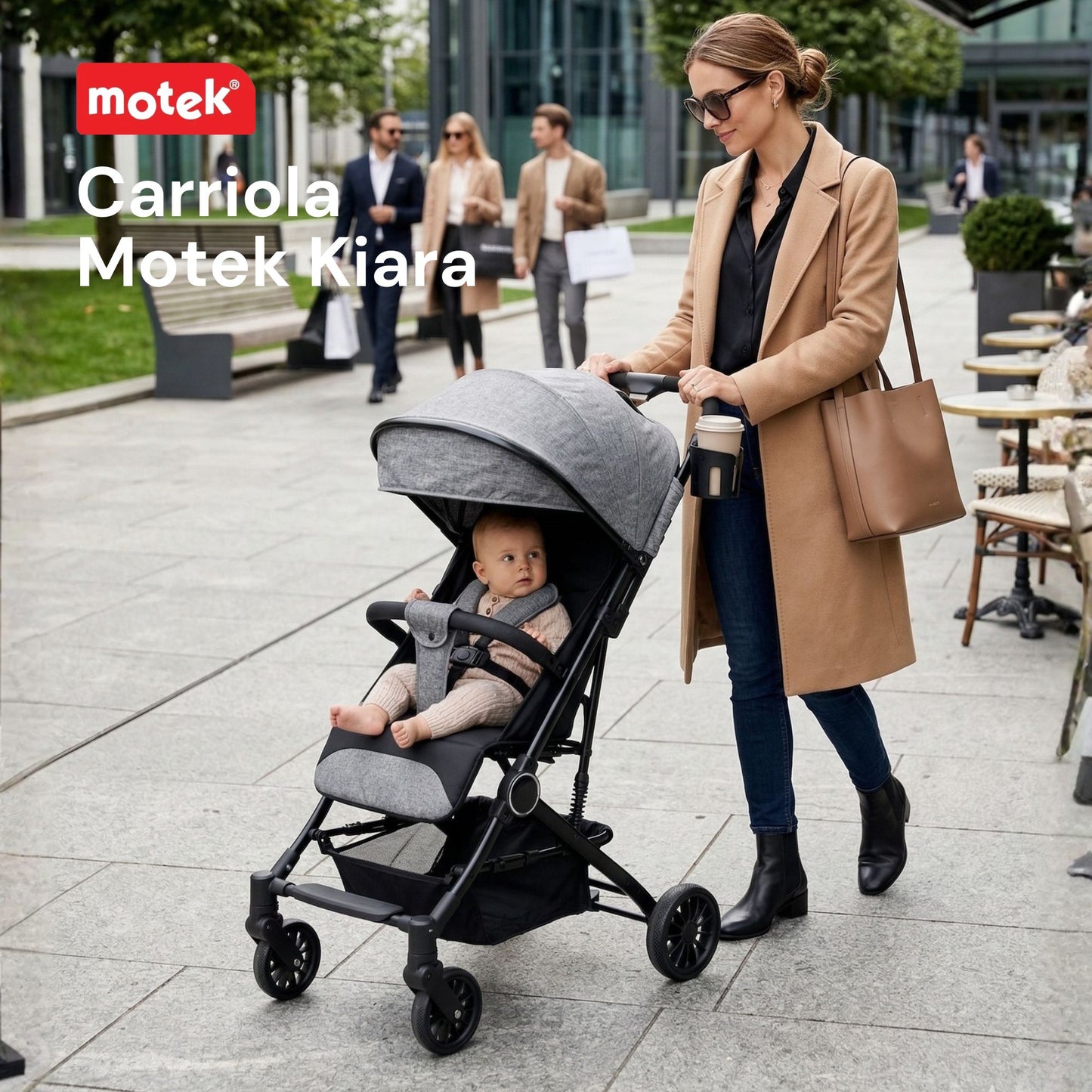 Carriola Ligera Motek Kiara Compacta de Viaje