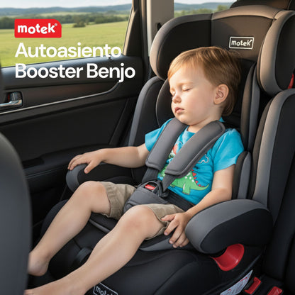 Autoasiento Silla Booster Motek Benjo Bebe Carro 9 a 36kg