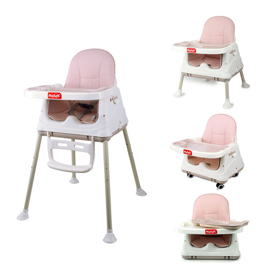 Silla Alta Periquera Motek Bruni 4 en 1 Comer Bebe
