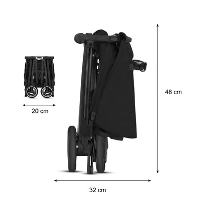 Sistema De Viaje Bebe Carriola Compacta Gb Pockit+ All City con Autoasiento Portabebe Gb Artio Homologado