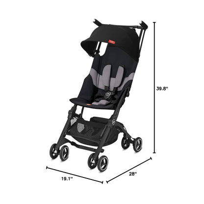 Sistema De Viaje Bebe Carriola Compacta Gb Pockit+ All Terrain con Autoasiento Portabebe Gb Artio Homologado