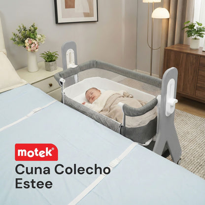 Cuna Colecho Motek Estee Bebe Mecedora Mosquitero Deluxe