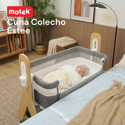 Cuna Colecho Motek Estee Bebe Mecedora Mosquitero Deluxe