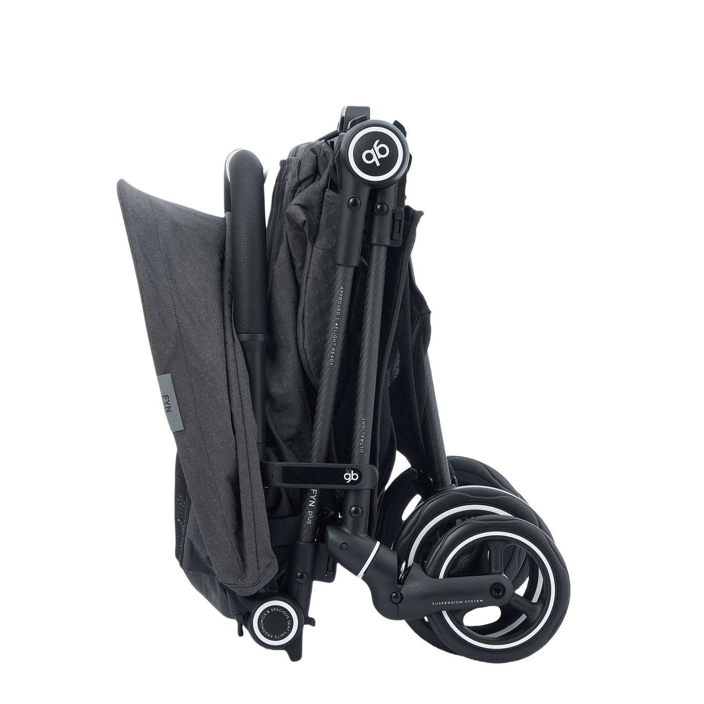 Carriola De Viaje GB Fyn Plus Fibra de Carbono Apto Avion Ultra Ligera Compacta
