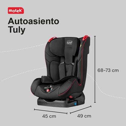 Autoasiento Silla Motek Tuly Bebe para Carro de 0 a 25kg