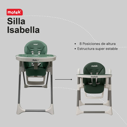 Silla Alta Periquera Motek Isabella Bebe Deluxe