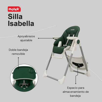 Silla Alta Periquera Motek Isabella Bebe Deluxe