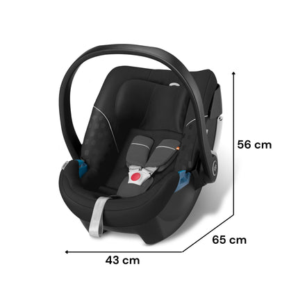 Sistema De Viaje Bebe Carriola Compacta Gb Qbit+ All Terrain con Autoasiento Portabebe Gb Artio Homologado