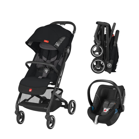 Sistema De Viaje Bebe Carriola Compacta Gb Qbit+ All City con Autoasiento Portabebe Gb Artio Homologado